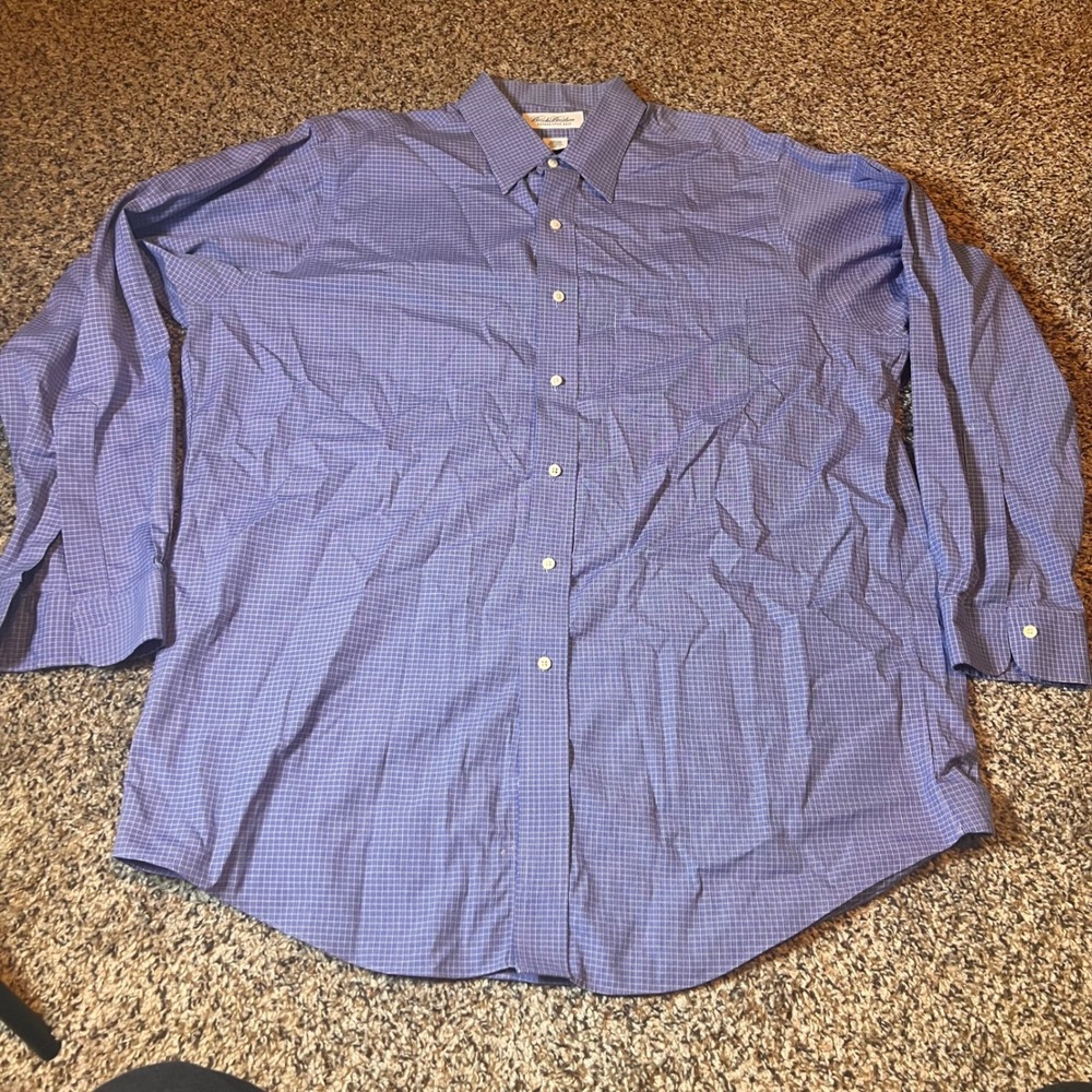 Brooks Brothers Non-Iron‎ Button Down Plaid Dress Shirt 16 1/2-34